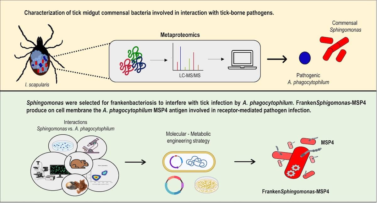 Anaplasma phagocytophilum en garrapatas
